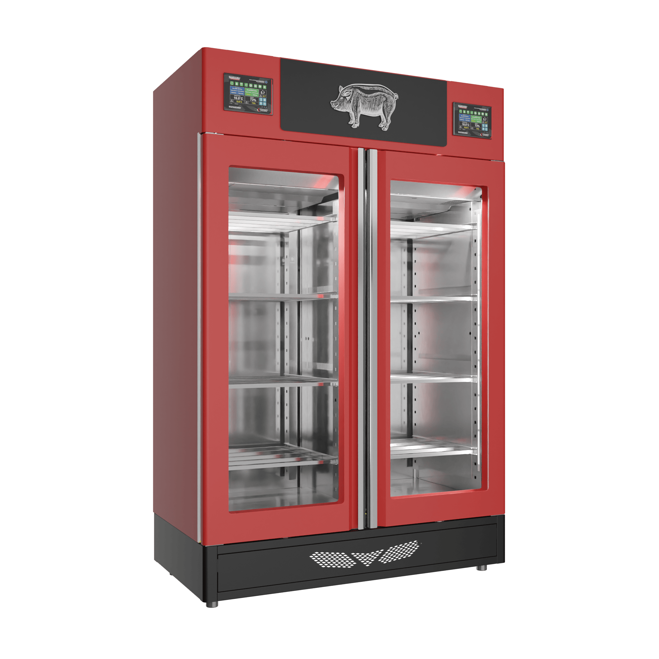 Stagionello® Salami Curing Device Twin 100+100 Kg porta a vetro - immagine 3